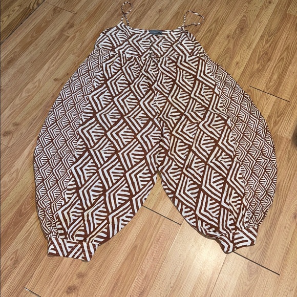 Anthropologie Printed Jumpsuit Size XL - Picture 2 of 6